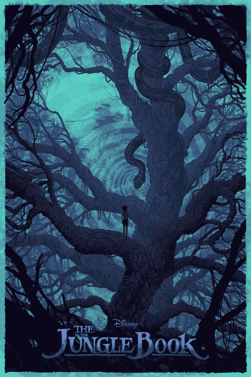 Illustration for article titled This Jungle Book Poster Is Just as Lush as the Movie